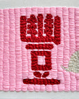 Hand embroidery textile art-Abundance 豐 by Karry Hon Ka Yi 韓嘉怡