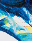 Acrylic Painting-The world between you and me 你和我的小世界 40x72cm by HK female artist Chan Kai 陳佳