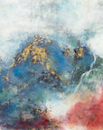 Chinese Ink Painting-Landscape 山水 74.5x72.5cm by HK female artist Chan Kai 陳佳