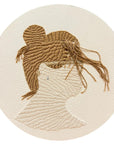 Hand embroidery textile art-Falling in Love Moment by Karry Hon Ka Yi 韓嘉怡