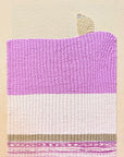 Hand embroidery textile art-Solo Foot in Bed by Karry Hon Ka Yi 韓嘉怡