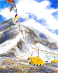 Acrylic Painting-The Silk Road 絲綢之路 51x40.5cm by Kwok Ti Hong 郭迪康