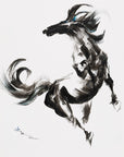 Galloping horse 奔馬 by Kwok Ti Hong 郭迪康