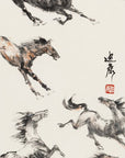 Galloping horse 奔馬 by Kwok Ti Hong 郭迪康