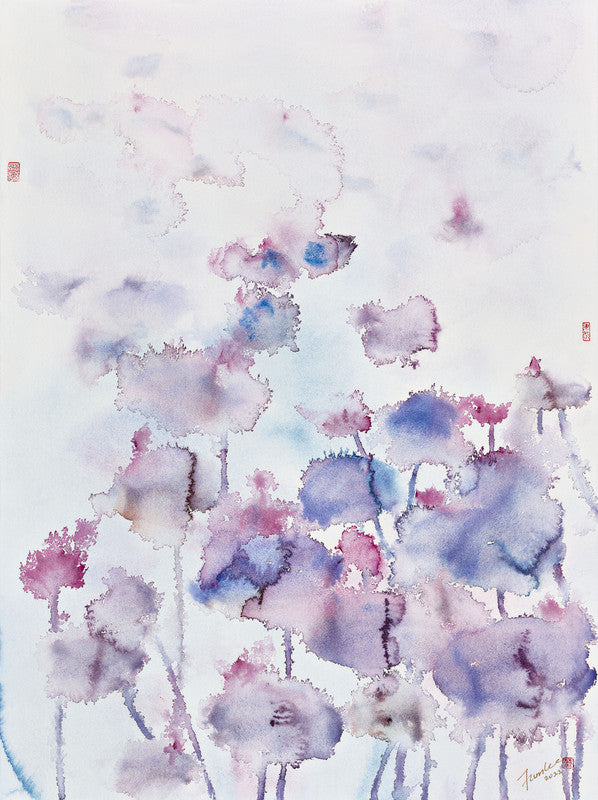 Watercolor Painting - Full of Moral Excellence 德音滿盈 by Siu Fun Kee 蕭芬琪