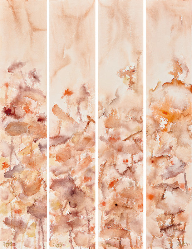 Watercolor Painting - Nourishing Romance  氤氳涵煦 by Siu Fun Kee 蕭芬琪